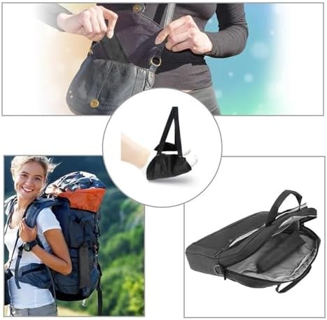 Foot Hammock for Plane Travel 5pcs Aircraft Rest Foot Office Hanging Adjustable Simple Leg Hammock Accessories Table Feet Stool Car Travel Pad - Image 4