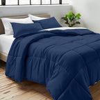 Bare Home Duvet Insert Comforter (California King, Dark Blue) - Image 2