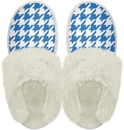 Cotton Slippers With Fluffy Edges House Slippers by PJHEQOXE