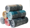 ZYFZCYBL Fleece Blanket Bulk Pack of 6 Cozy Fleece Throw Blankets 50x60 Warm Soft Lightweight Breathable Pet-Friendly for Bed Sofa Camping Wedding Gifts (Multiple Plaid by Unknown