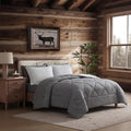 Coleman Twin XL Comforter Set Reversible Bed-in-a-Bag– Double-Sided Color Options, All-Season Comforter + Shams + Sheets – Perfect for Home, Cabin or Camp Use, Silver/Gray by Unknown