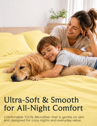 Full Size Sheets, Cooling & Soft Deep Pocket Bed Sheet Set, 4PC - Image 2