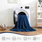 Waterproof Blanket for Bed Couch Sofa Car, 60"x80", Navy Blue - Image 6