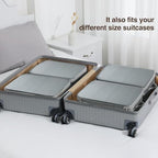 DIMJ Clothes Storage Bag 6 Pack, 19L Compression Storage Bags for Blanket, Sweater, Jacket, Closet, Sheet Storage Organizer with Window Handle, Space Saver Storage Bags with Zipper, Gray - Image 6