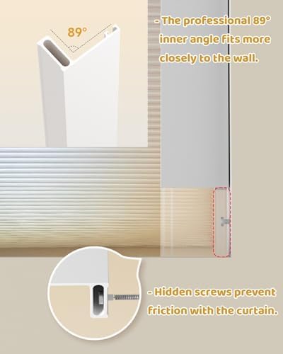 Self-Adhesive Blackout Strips for Windows & Doors | Ultimate Light Blocking Solution for Blinds & Shades | Easy to Install, Durable, Effective Privacy Enhancer,236.2cm/93inch - Image 2