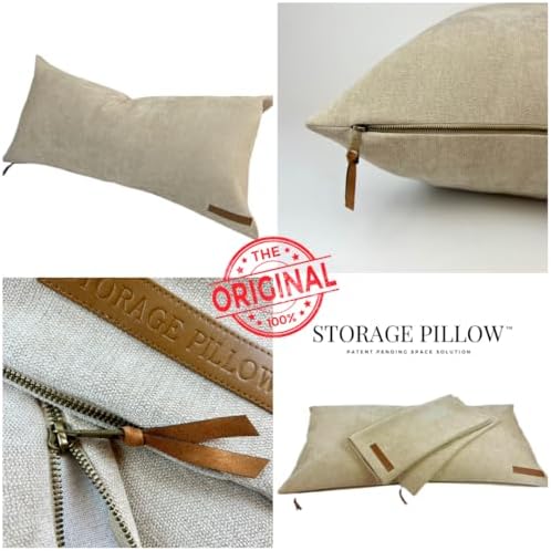 THE STORAGE PILLOW XL zippered storage Pillowcase FILL w Clothes Bedding Blankets to maximize Space - RV Camper Dorm Tiny Home Boat Inside Organization Ideas Accessories - Small Space Storage Solution - Image 3