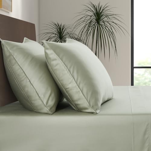 King Envelope Pillowcase Set | 100% Viscose | Organically Grown | Ultra Soft | Cooling | 2pcs [Willow] by LuxuryBambooMarket