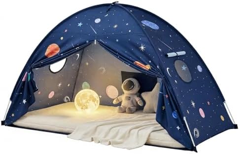 Sumbababy Twin Kids Bed Tent Canopy Galaxy Play Tent Indoor, Blue by Sumbababy