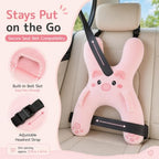 Ride Nuzzle Pillow,Car Sleeping Travel Pillow with Neck Support,H-Shaped - Image 3