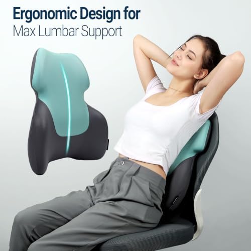 Season Guard Back Support Pillow, Lumbar Pain Relief Cushion for Office/Car - Image 6