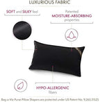 Bag-a-Vie Handbag Purse Shaper Pillow – Medi 14”x7.5” - Fits Maxi Flap Bags (Black) - Image 5