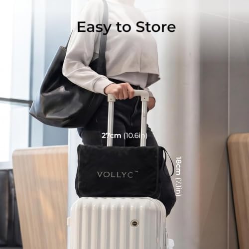 Inflatable Travel Foot Rest Pillow with 700mAh Rechargeable Air Pump, No Manual Blowing Adjustable Height Leg Rest Pillow, Lightweight Portable Pillow for Airplane, Office, Train & Car - Image 6