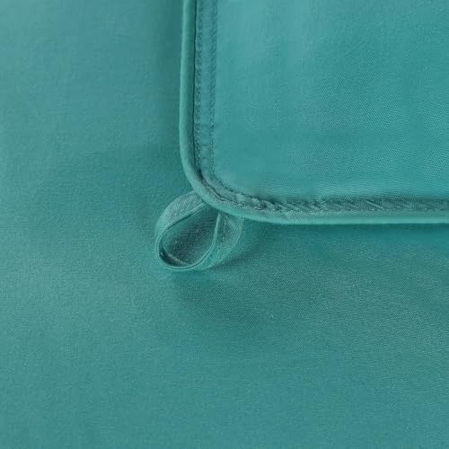 SUPERIOR All Season Down Alternative Comforter, Cal King, Turquoise - Image 3