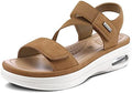 mysoft Women's Comfortable Walking Sandals Platform Wedge Ankle Strap by mysoft