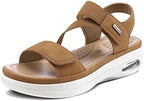 mysoft Women's Comfortable Walking Sandals Platform Wedge Ankle Strap by mysoft