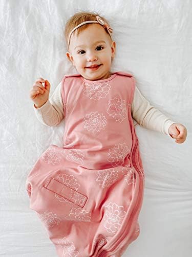 Woolino 4 Season Ultimate Baby Sleep Sack, Merino Wool Baby Sleeping Bag, Organic Cotton Outer, Adjustable 2-24 Months Size Fits Infants & Toddlers - Succulent - Image 4
