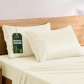 TOSMO Luxury Pillow Case Set of 2 - Cooling Viscose Derived from Bamboo, Oeko-TEX, Breathabl Silky Soft Pillow Cases with Envelope Closure (King / 20x40, Vanilla Yellow) by Tosmo
