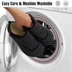 Scurtain Mens House Slippers Comfortable Wide Diabetic Orthopedic Shoes - Image 6