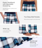 WiWi Bamboo Viscose Pajama Pants for Women Plus Size Cooling Bottoms S-4X - Image 4