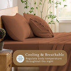 TOSMO Luxury Bamboo Viscose Pillowcase | Pillow Cases King - Image 3