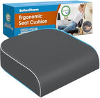Seat Cushion, Memory Foam Office Chair Cushion, Gray, X-Large by Unknown