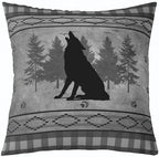 Feelyou Bear Rustic Throw Pillow Covers Soft 16" x 16" - Image 5