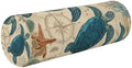 Sea Turtle Corals Starfish Neck Roll Pillow Bolster Round Health Memory Foam Long Cervical Cylinder Pillows with Removable Washable Cover for Body Bed Legs Back Yoga by QwThum