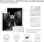 Sleepwish Bald Eagle Sherpa Blanket Powerful Animal Blanket Print Throw - Image 7