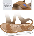 mysoft Women's Comfortable Walking Sandals Platform Wedge Ankle Strap - Image 6