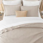IR Imperial Rooms Quilts Queen Size Bedding Set Beige Bedspread Wave - Image 4