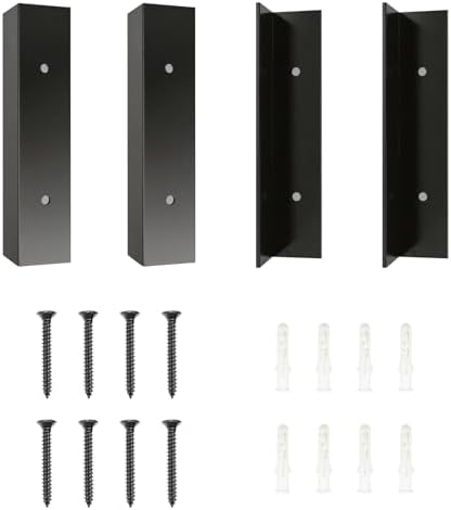 Garage Door Rodent Guard – Aluminum Mouse Snake Shield Plates – Rust-Proof Garage Bottom Corners – Universal Fit – Easy Install with Screws (4 Pack) by Unknown