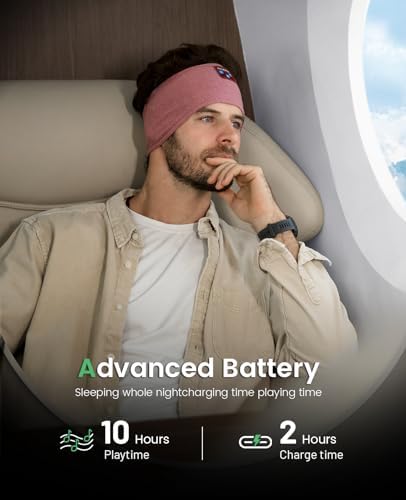 Perytong Sleep Mask and Sleeping Headphones, Finally a Combo that Lets You Sleep on Your Side Without Ear Pain - 14+ Hour Bluetooth, Wireless Headphones for Side Sleepers, Travel, ASMR, Meditation - Image 5
