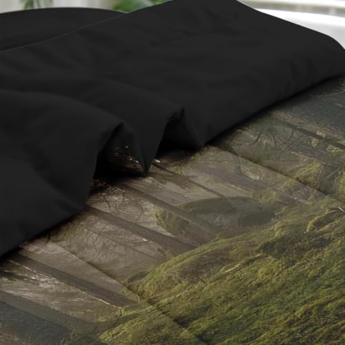 Pamnest Twin Comforter Set with Sheets, 5 Pieces Tree Forest Bedding - Image 5
