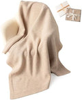Baby Blanket Merino 100% Wool Baby Receiving Blanket Ultra-Soft & Temperature-Regulating Infant Blanket [28"x34"], Luxury Gift Box for Newborns, Sleeping, Stroller & Nursery (Brown, [28"x34"]) by Unknown