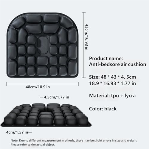 Sondor Travel Cushion, Comfortable 3D Inflatable Seat Cushion for Hemorrhoid and Tailbone Pain Relief, Optimal Support for Long Sitting in Car, Air Travel, Office Chairs Etc (30-Point Cushion) - Image 2