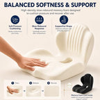 Ergonomic Seat Cushion for Office Chair with Lumbar Support - Image 6