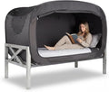 ANC POP Bed Tent Queen Bed Canopy Portable Dream Tent for Adult Indoor Sleeping Tents with 2 Doors Breathable Private Space Tents, Black by ANC