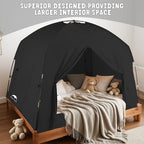 Full Bed Tent for Kids and Adults, Indoor Blackout Sleeping Play Tents - Image 2