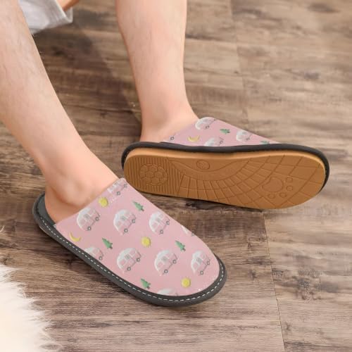 Travel Slippers Camper Pattern Vintage Travel - Image 3