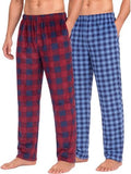 DOCKERS Fleece Pajama Pants for Men, 2 Pack Lounge Sleepwear with Pockets by Dockers
