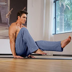 Pudolla Men's Cotton Yoga Sweatpants Athletic Casual Pants with Pockets - Image 3