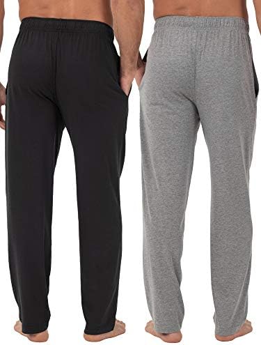 Fruit of the Loom Men's Extended Sizes Jersey Knit Sleep Pajama Lounge Pant (1 & 2 Packs) - Image 2