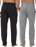 Fruit of the Loom Men's Extended Sizes Jersey Knit Sleep Pajama Lounge Pant (1 & 2 Packs) - Image 2