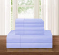 Elegant Comfort Luxurious Soft 1500 Thread Count Egyptian 5-Piece Premium Hotel Quality Wrinkle Resistant Coziest Bedding Set, Easy All Around Elastic Fitted Sheet, Deep Pocket, Split King, Lavender by ELEGANTCOMFORT