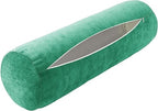 Neck Roll Pillow Case Cover Only - Cervical Pillowcovers with Zipper Cylinder Soft Bolster Pillowcases for Cylindrical Cushion(10,2pcs:70x15cm/28x6) by Unknown