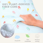 SnuggleBuddy – Self-Soothing Toddler Pillow with Pillowcase | Soft Breathable Viscose from Bamboo Kids Travel Pillow | Eczema-Friendly, Washable Sleep Companion (Ages 2-8) (Small) - Image 5