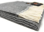 Alpaca Home | Dynasty Throw Blanket | 100% Pure Baby Alpaca Wool • Hypoallergenic, Soft & Cozy • Ethically Sourced | Softer & Warmer Than Wool (Electric Company) - Image 3