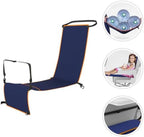 Travel Foot Hammock for Airplane Journeys Foldable Polyester Seat Rest - Image 7