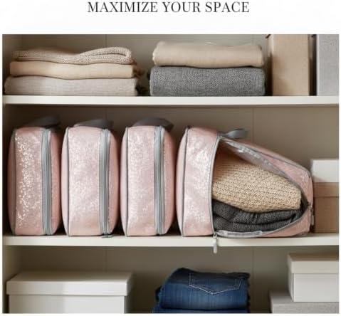 Multipurpose Manual Compression Bags for Travel & Home, PP Space Saver Organizers, 13.8 x 9.8 Inch No-Vacuum Storage Solution - Image 3
