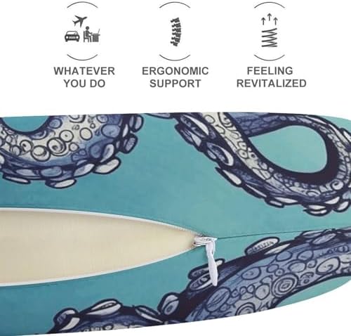 Neck Pillow, Soft Comfortable U Shape Memory Foam Travel Pillow - Image 5